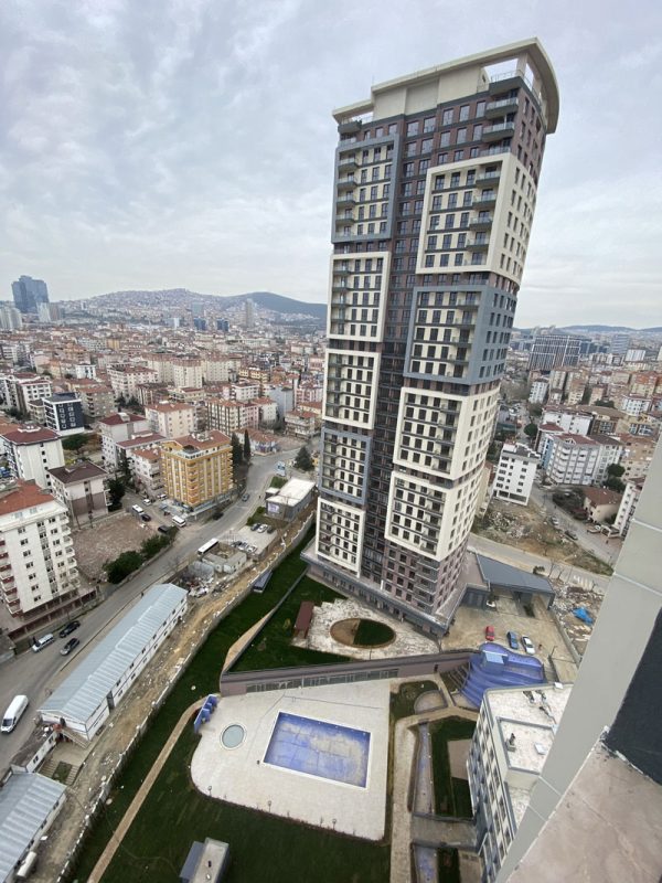 نمای ساختمان پروژه آتالار در ترکیه از دور