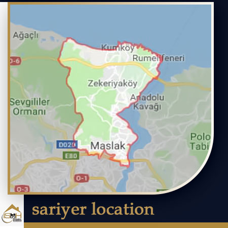 Geographical location of Sari neighborhood